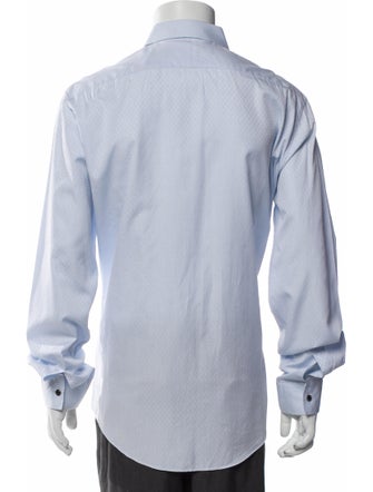 Hermès H Logo Long Sleeve Dress Shirt