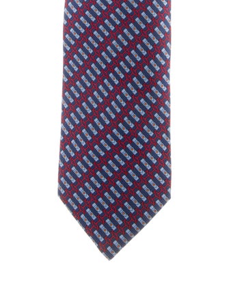 Hermès Silk Pattern Tie