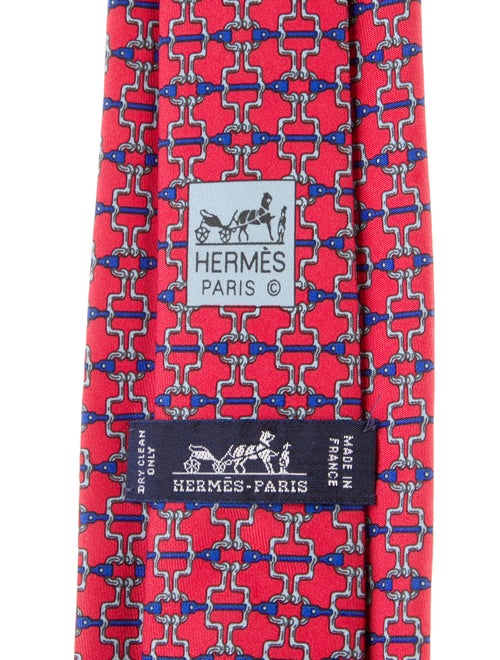 Hermès Silk Pattern Tie