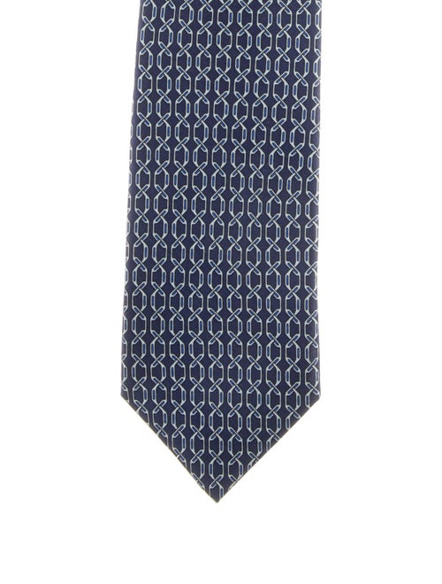 Hermès Silk Pattern Tie