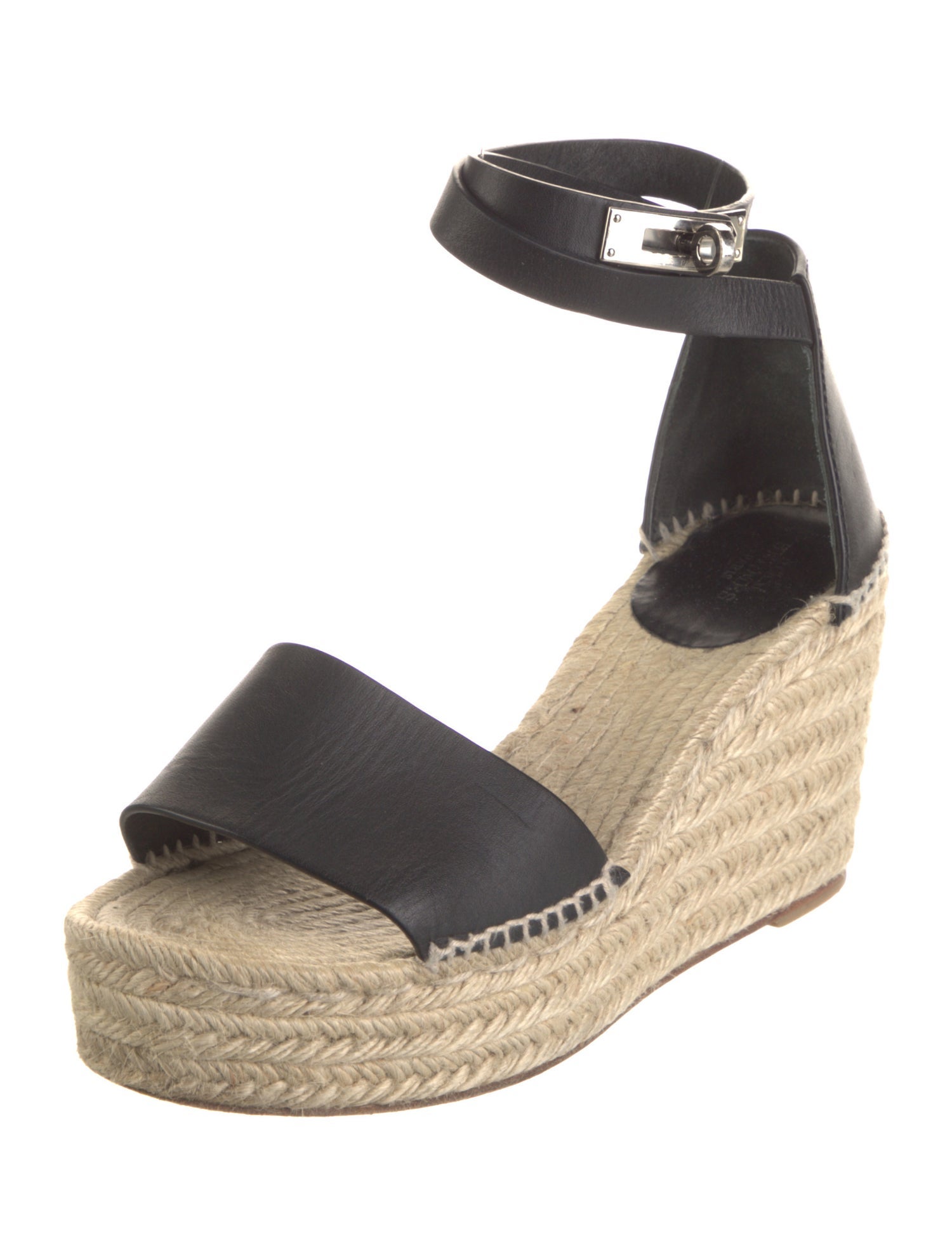 Hermès Tipoli Leather Espadrilles