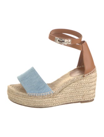 Hermès Tipoli Denim Espadrilles