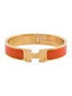 Hermès Enamel Clic H Bangle Bracelet