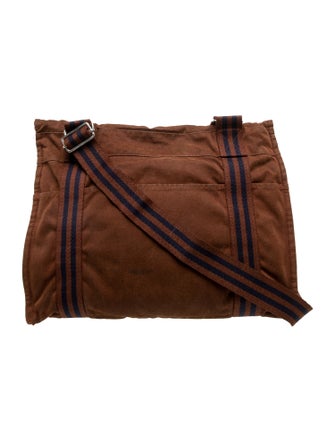 Hermès Toile Fourre-Tout Besace MM