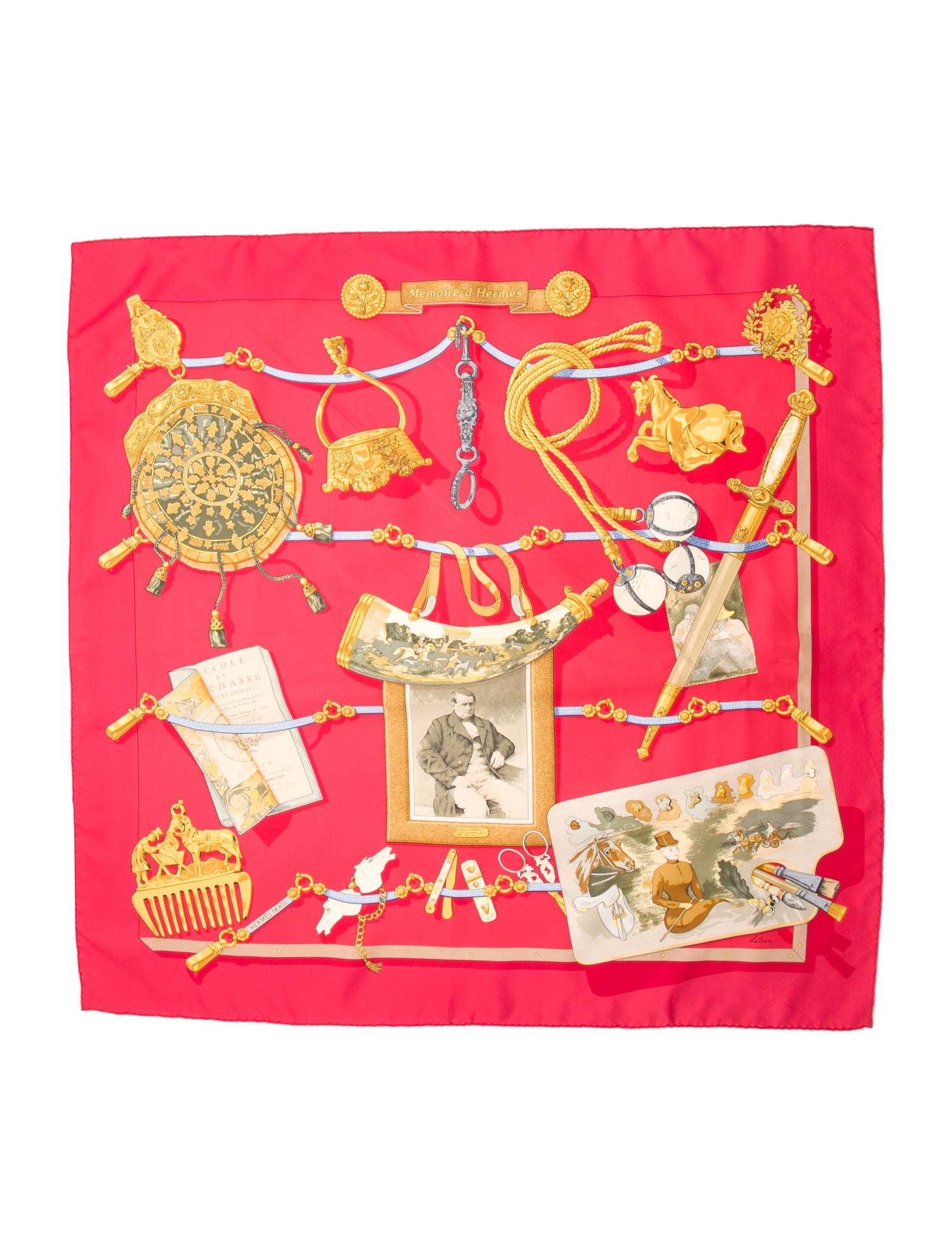 Hermès Mémoire d'Hermès Silk Scarf