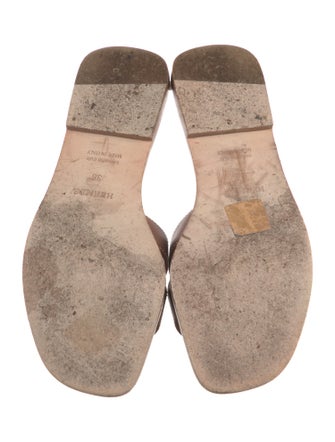 Hermès Oran Calfskin Slides