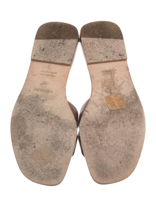 Hermès Oran Calfskin Slides