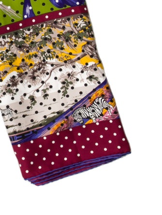 Hermès Tropiques Silk Shawl