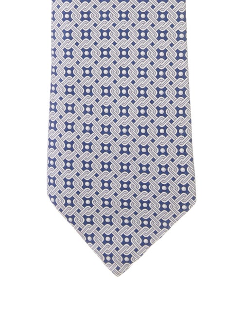 Hermès Silk Pattern Tie
