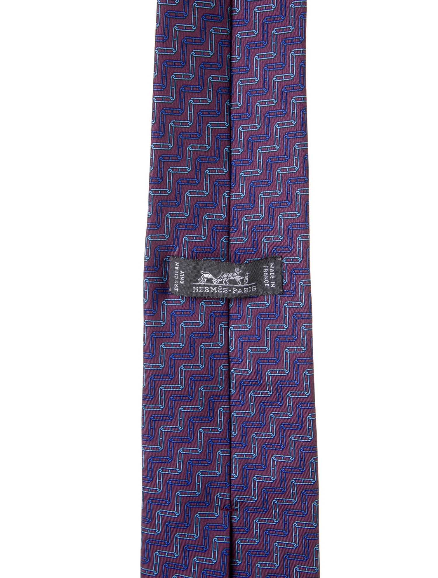 Hermès Silk Printed Tie