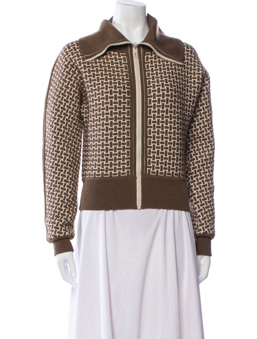 Hermès Virgin Wool Printed Bomber Jacket