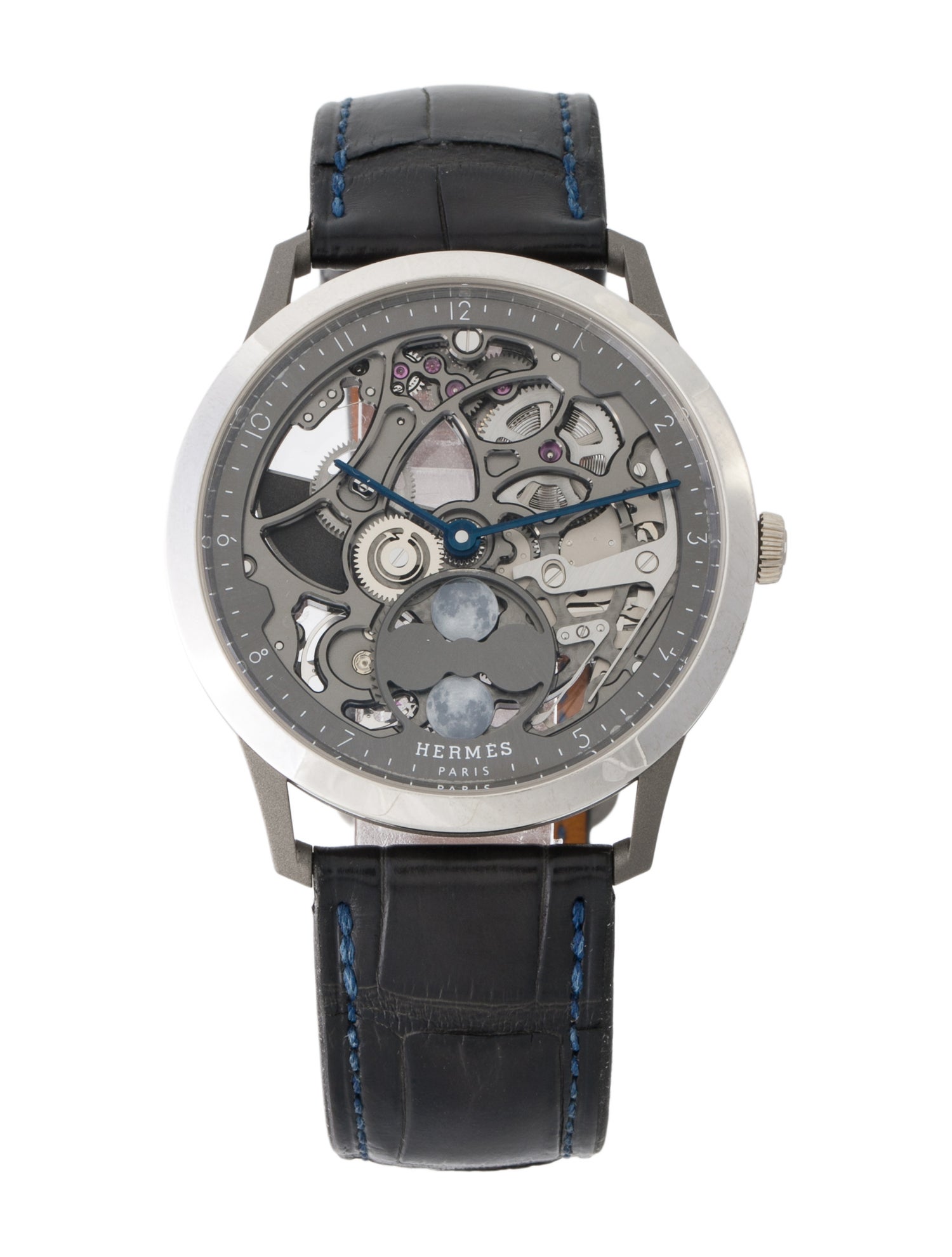 Hermès Slim d'Hermès Squelette Lune Watch