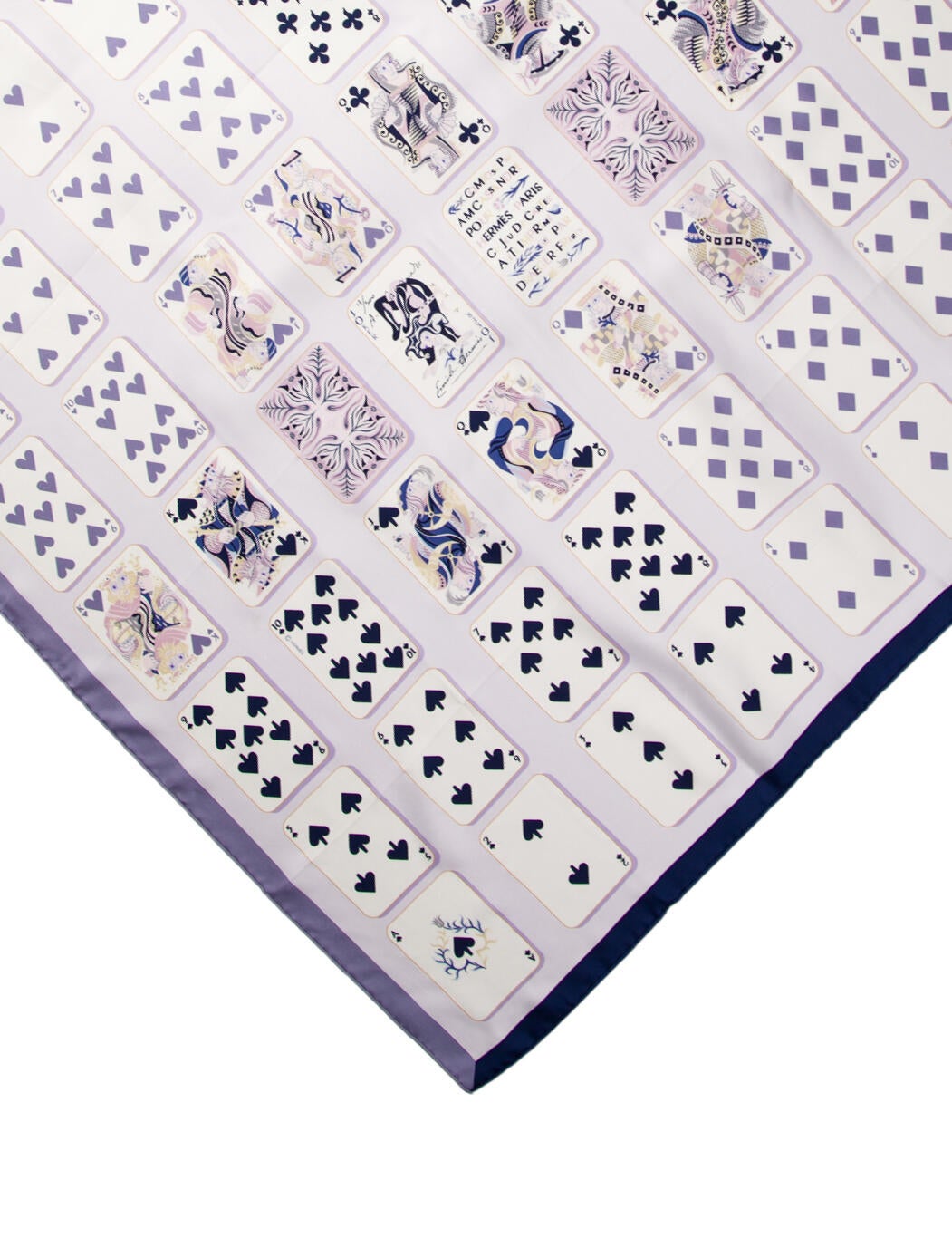 Hermès Jeu de Cartes Silk Scarf