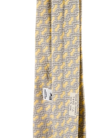 Hermès Silk Printed Tie