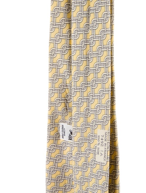 Hermès Silk Printed Tie