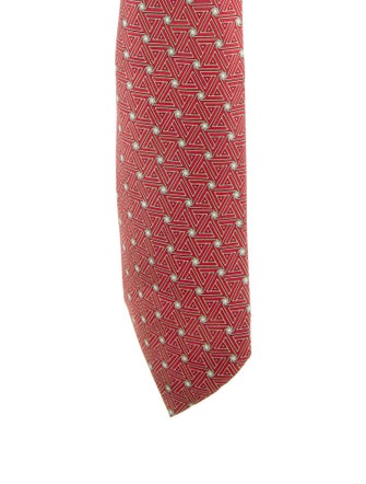 Hermès Silk Printed Tie