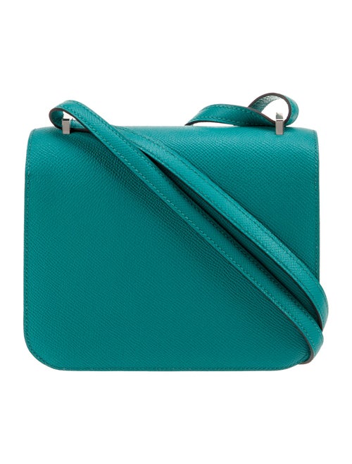 Hermès Epsom Verso Enamel Mini Constance 18