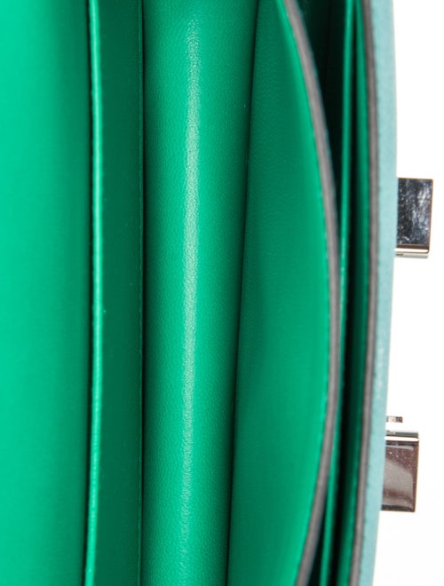 Hermès Epsom Verso Enamel Mini Constance 18