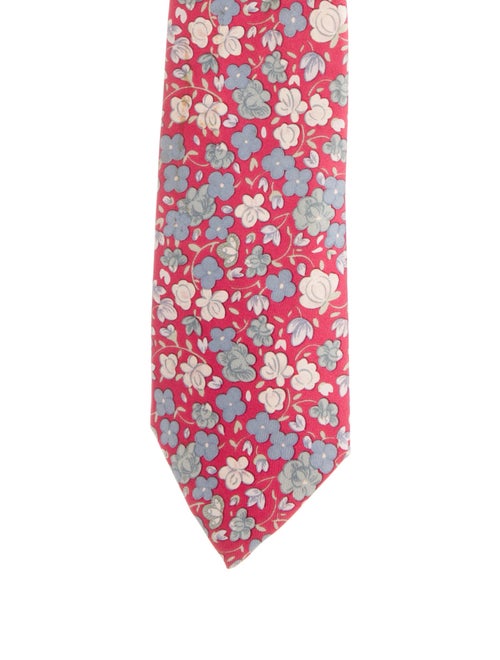 Hermès Flower Silk Tie