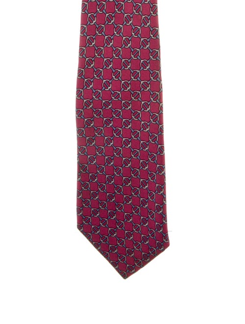 Hermès Silk Printed Tie