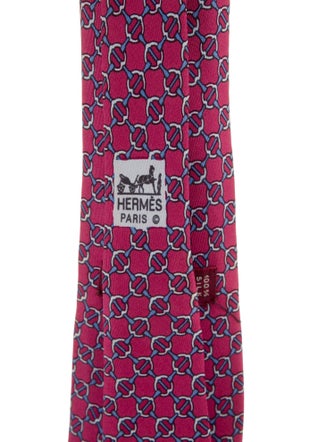 Hermès Silk Printed Tie