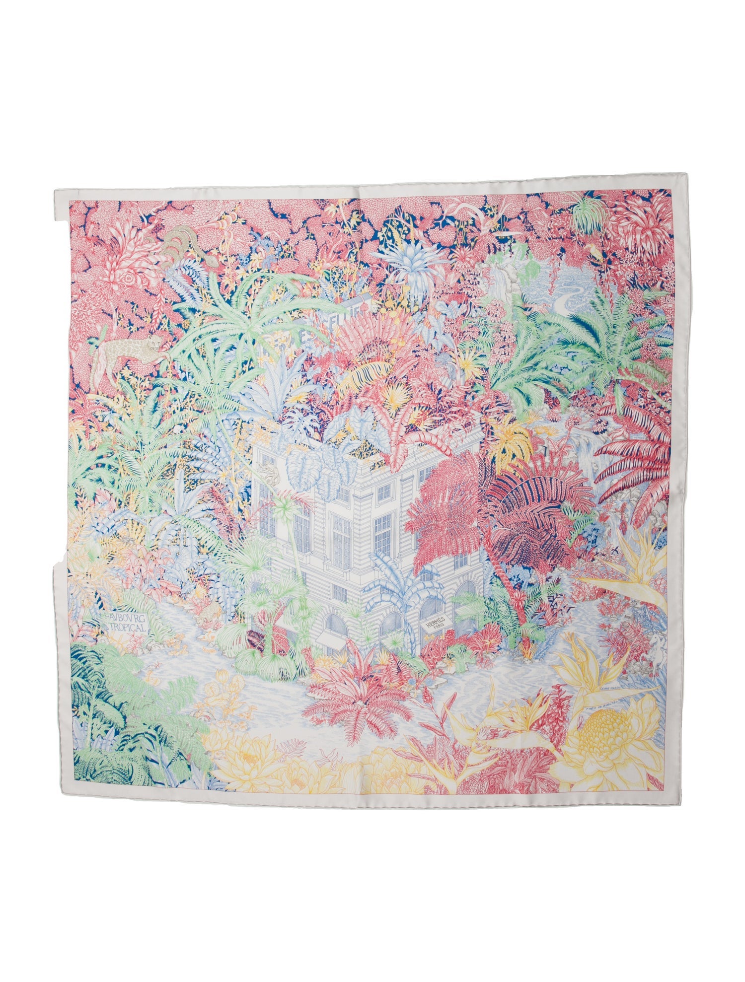 Hermès Faubourg Tropical Silk Scarf w/ Tags