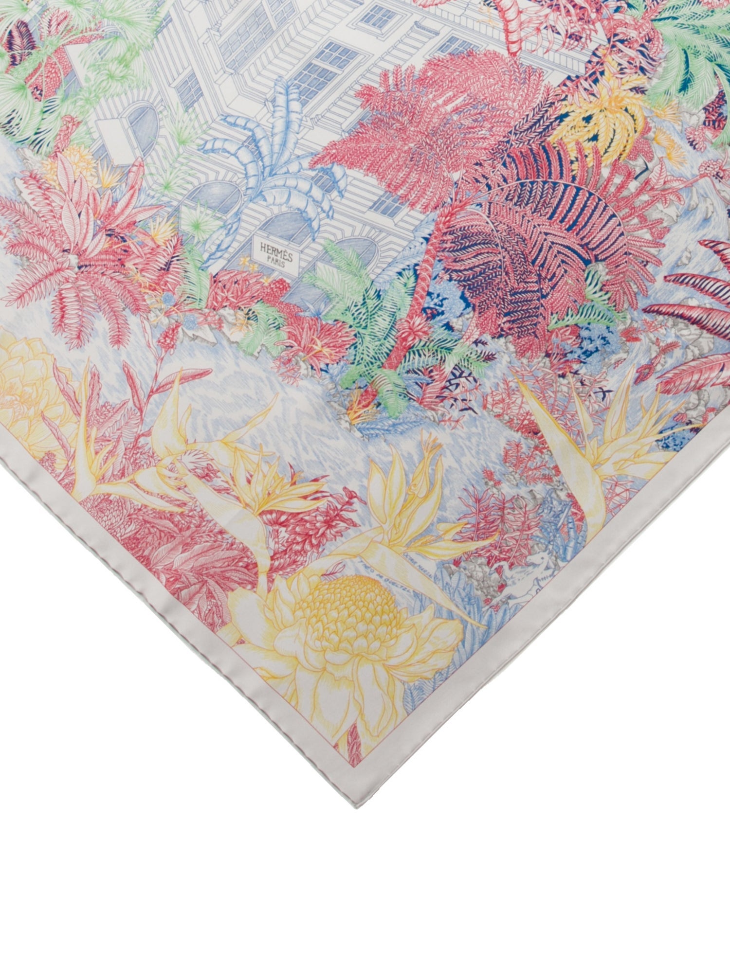 Hermès Faubourg Tropical Silk Scarf w/ Tags