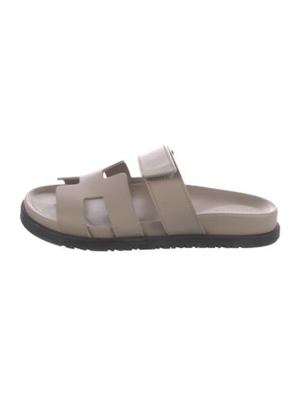Hermès Chypre Calfskin Slides