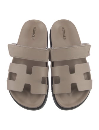 Hermès Chypre Calfskin Slides