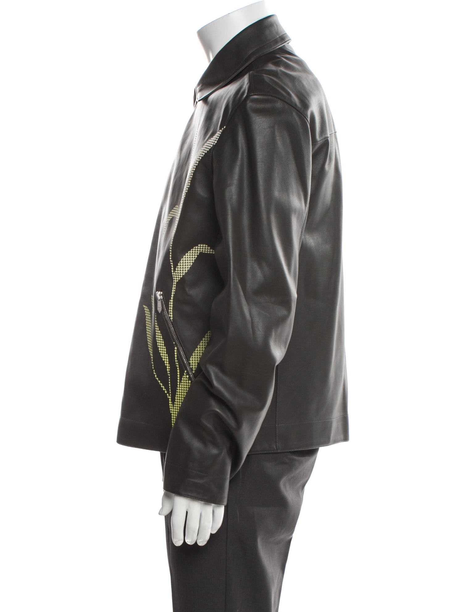 Hermès 2023 Herbier Perfore Moto Jacket