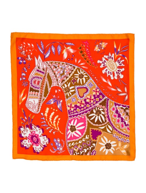 Hermès Gavroche En Attendant Ulysse Silk Scarf