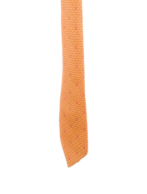 Hermès Silk Printed Tie