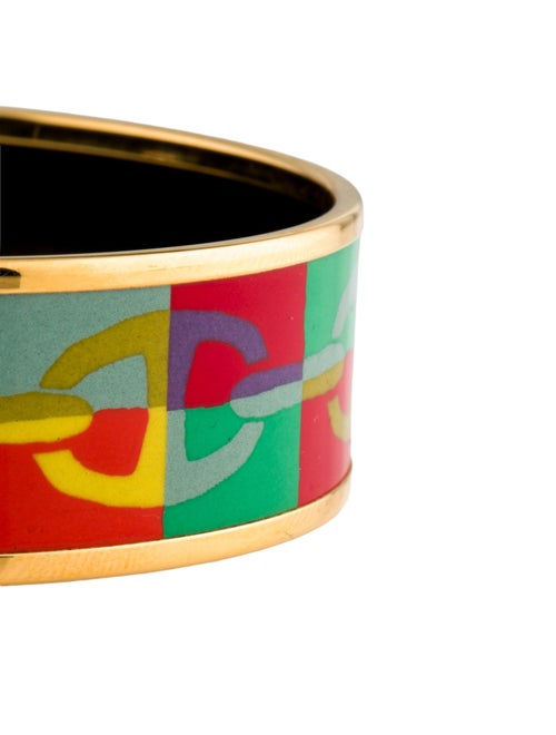 Hermès Optique Chaine d'Ancre Wide Bangle