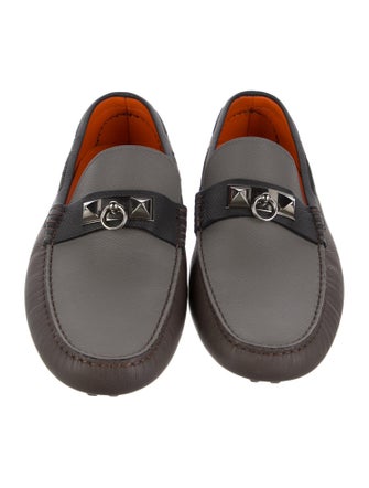 Hermès Irving Leather Loafers