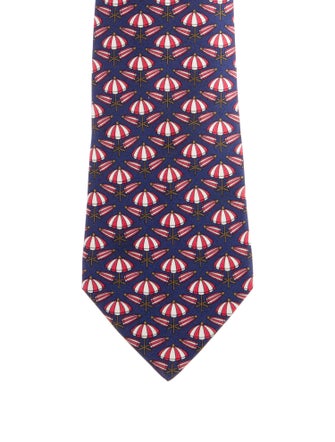 Hermès Silk Patterned Tie