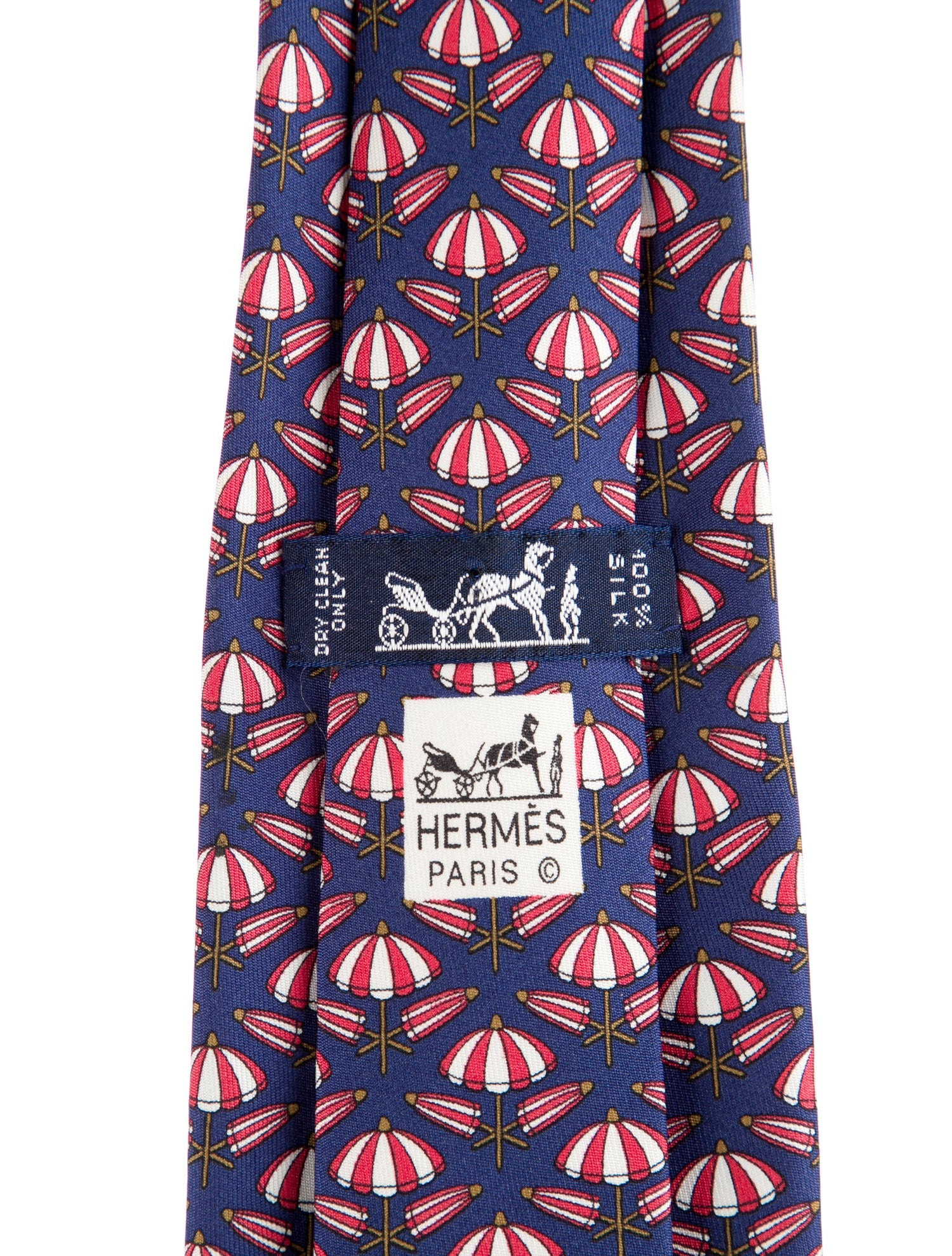 Hermès Silk Patterned Tie