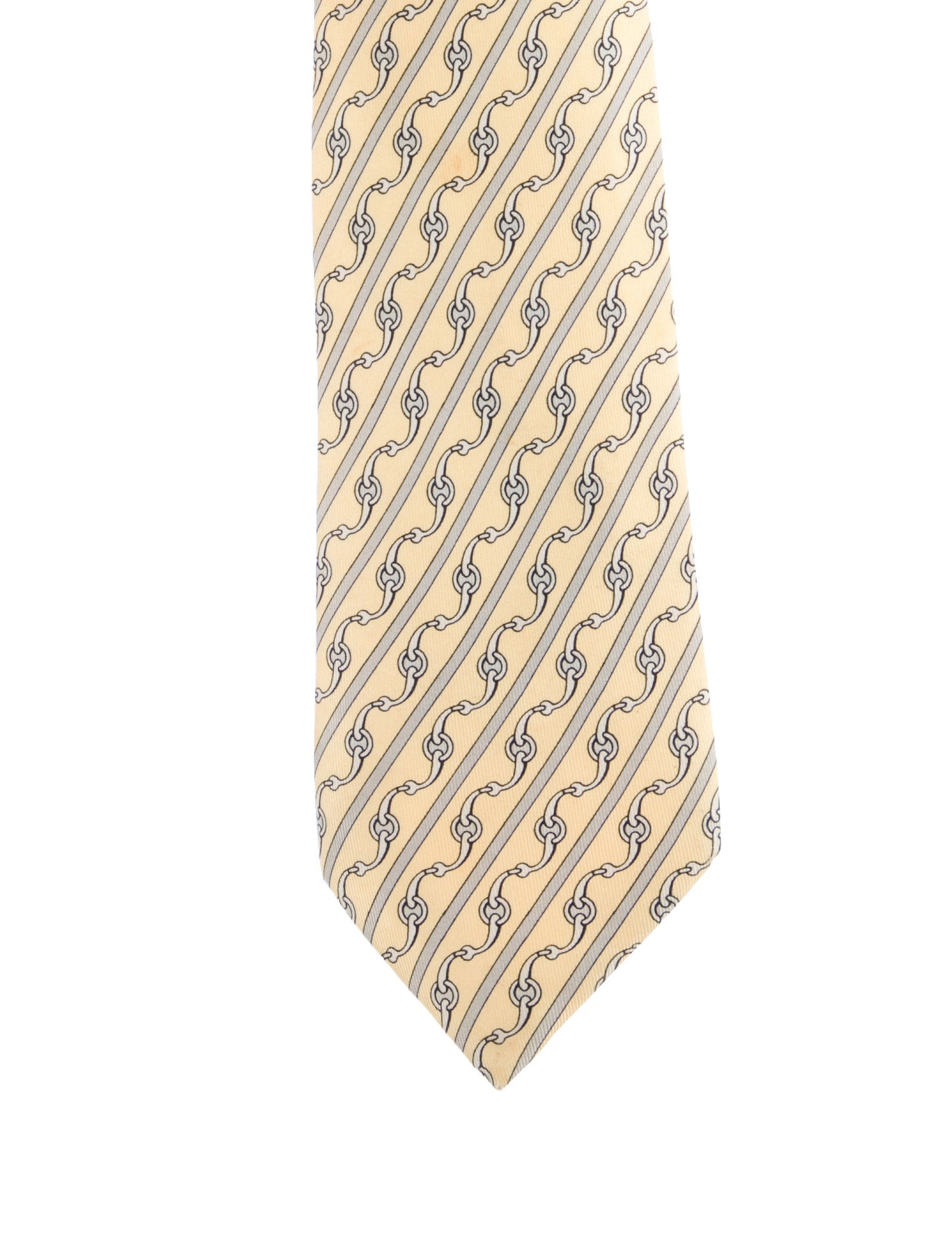 Hermès Silk Printed Tie