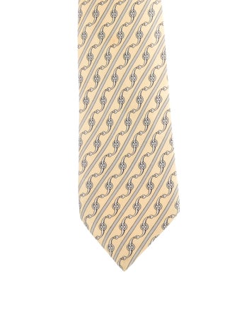 Hermès Silk Printed Tie
