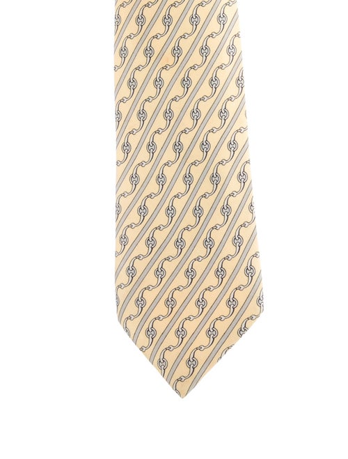 Hermès Silk Printed Tie