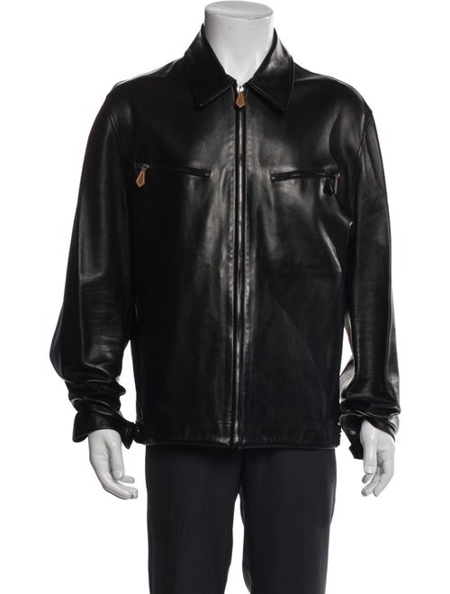 Hermès Lambskin Moto Jacket