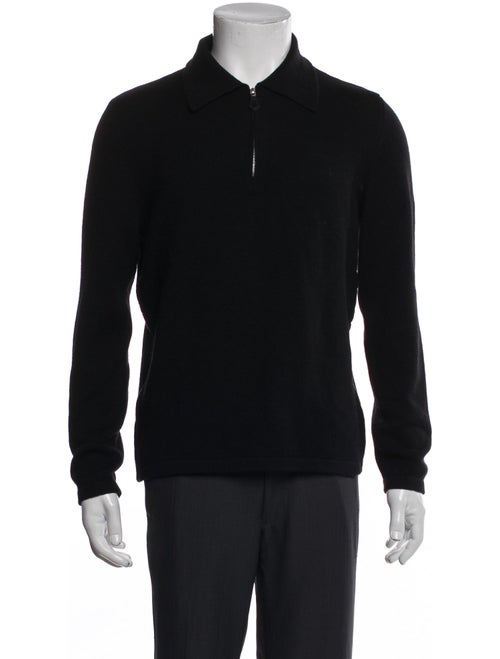 Hermès Cashmere Collar Polo Sweater