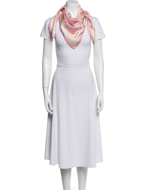 Hermès Les Pivoines Silk Scarf