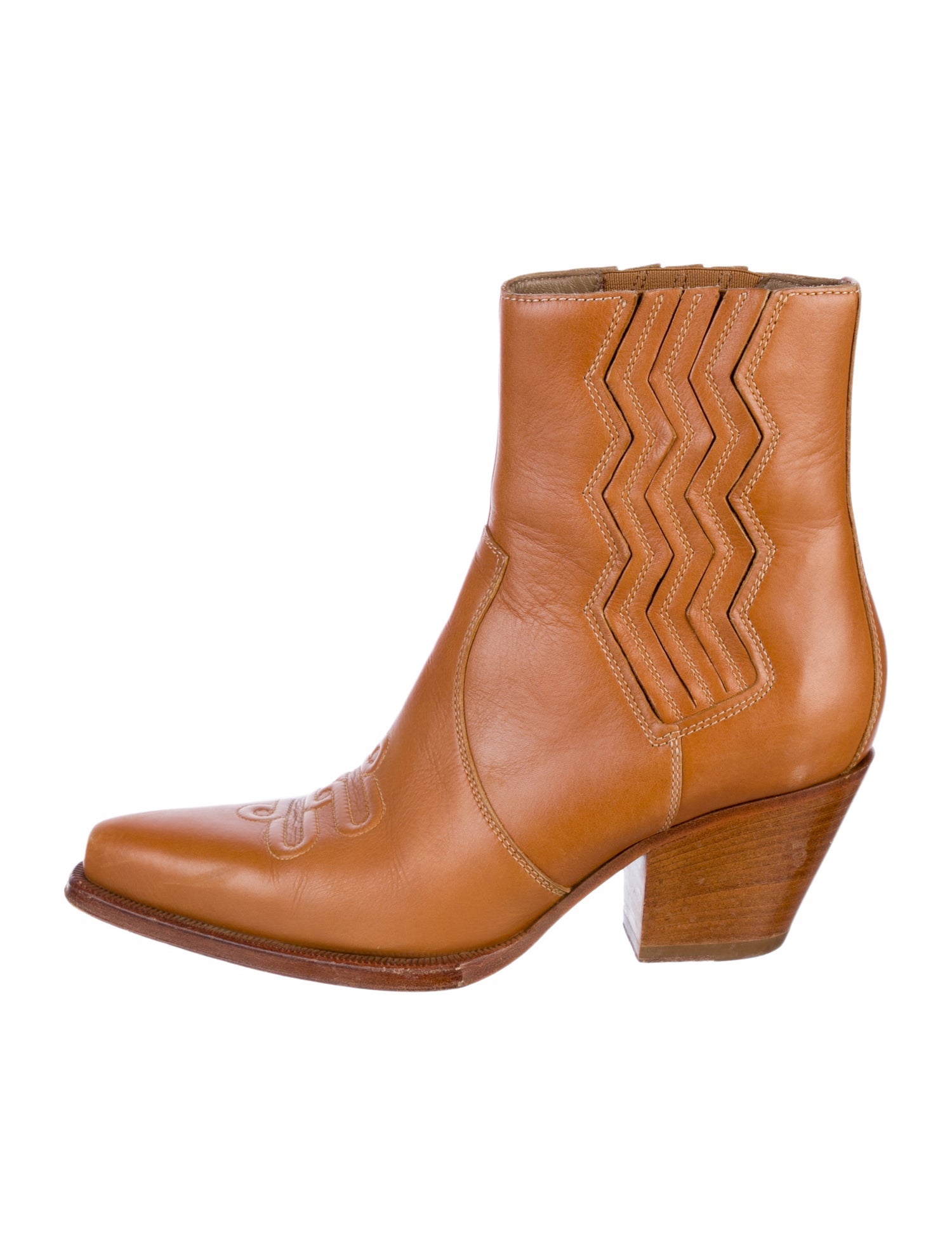 Hermès Vegas Leather Western Boots