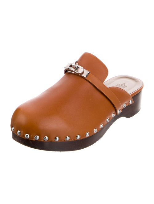 Hermès Carlotta Leather Mules