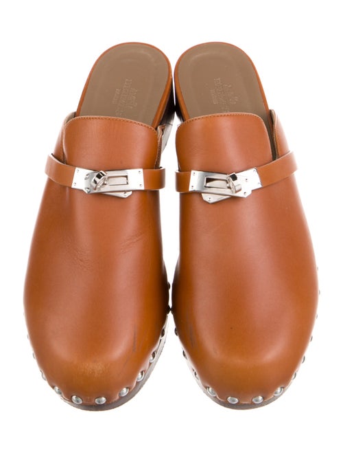 Hermès Carlotta Leather Mules