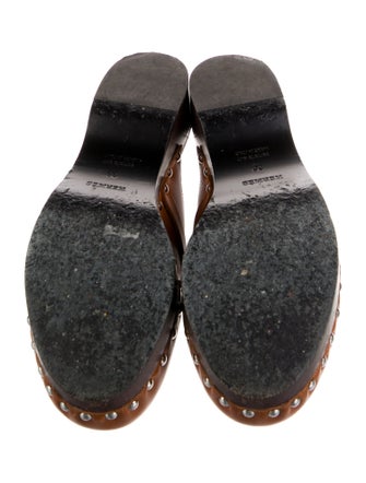 Hermès Carlotta Leather Mules