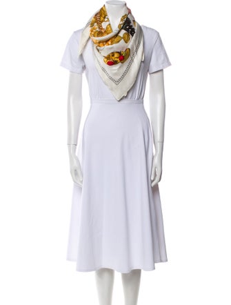 Hermès La Gastronomie Silk Scarf