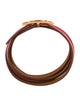 Hermès Behapi Triple Tour Leather Wrap Bracelet