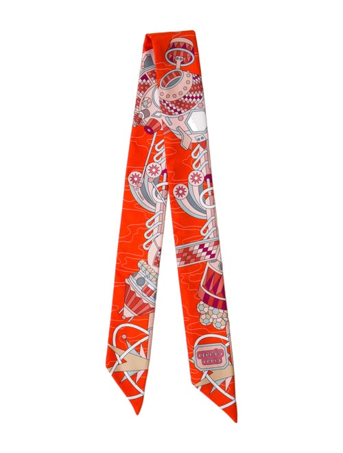 Hermès Odyssey Silk Twilly Scarf
