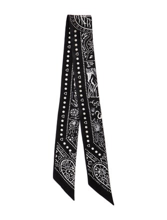 Hermès Entre Ciel Et Mer Silk Twilly Scarf